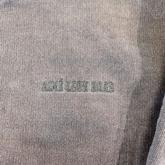 Aime Leon Dore off color beige sweatshirt smalle